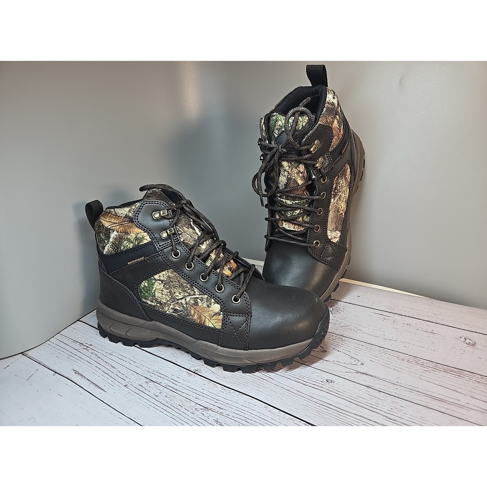 Ozark Trail 6" Waterproof Hunting Hiking Boot Men Size 8 REALTREE Camo *NEW*‎